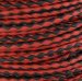 #685 Black & Red Braided Bolo Cord