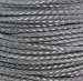 #647 Metallic Silver Braided Bolo Cord