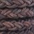 Natural Antique Brown Round Braided Bolo Natural Antique Brown Round Braided Bolo