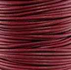 Round Leather Cord, 2.0mm, 2 Meter Pack