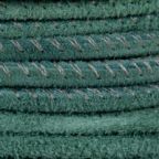 Stitched Suede Round Leather Cord, 2.5mm, 10 Meter Spool