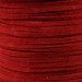 #804 Red 3.0mm Flat Suede Lace