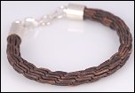 custom bracelet in brown color