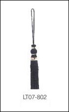 black and silver Custom Tassel