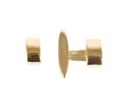 Glu-N-Go Hook & Ring, 10x5mm Oval, Gold