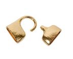 Glu-N-Go End Caps, 15x5mm, Gold