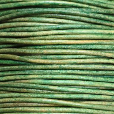 Round Leather Cord, 5.0mm, 25 Meter Spool