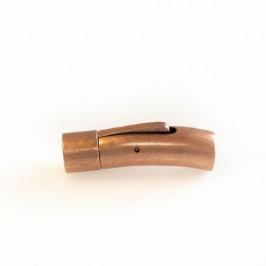 Glu-N-Go End Caps, 6.0mm, Stainless Steel, Antique Copper Finish