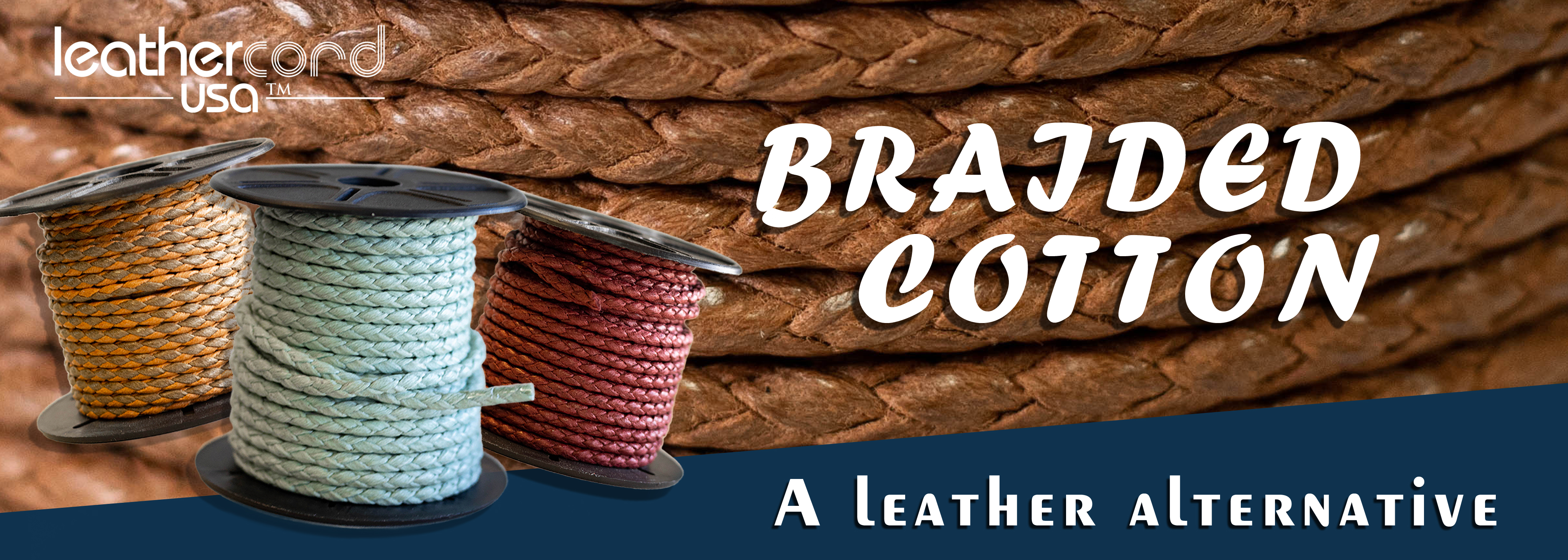 Black Leather Cord by Bead Landing™