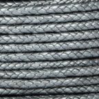 Nappa Braided Bolo, 5.0mm, 10 Meter Spool, Metallic Steel Grey (Was $178.64)