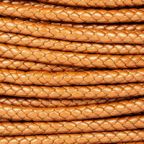 Nappa Braided Bolo, 5.0mm, 10 Meter Spool, Metallic Copper (Was $178.64)