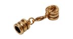 Glu-N-Go End Caps, 5.5mm, Antique Brass