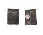 Glu-N-Go Magnetic End Caps, 20x2.5mm, Gun Metal