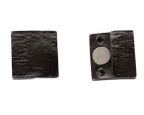 Glu-N-Go Magnetic End Caps, 15x2.5mm, Gun Metal