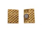 Glu-N-Go Magnetic End Caps, 20.0x2.25mm, Gold