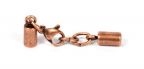 Glu-N-Go End Caps, 3.0mm, Stainless Steel, Copper Finish
